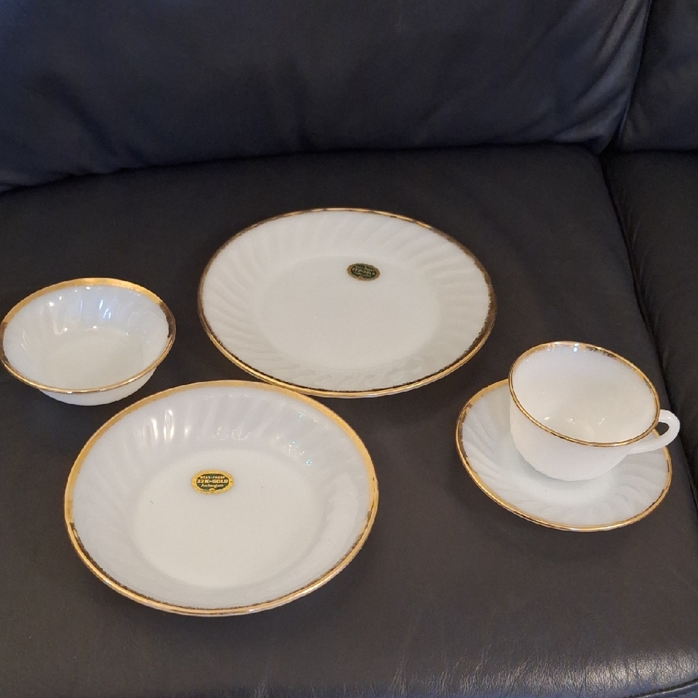 Fire King Place Setting New, Never Used